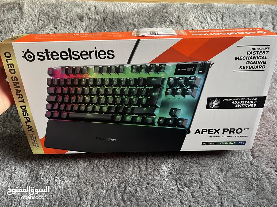 SteelSeries Apex Pro Tkl keyboard (اسرع كيبورد جيمنج )