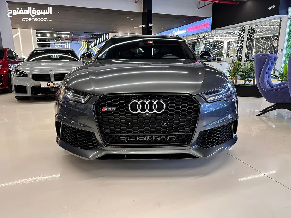 2016 Audi RS6 Station Wagon /GCC/ All Service History at ALNABOODA