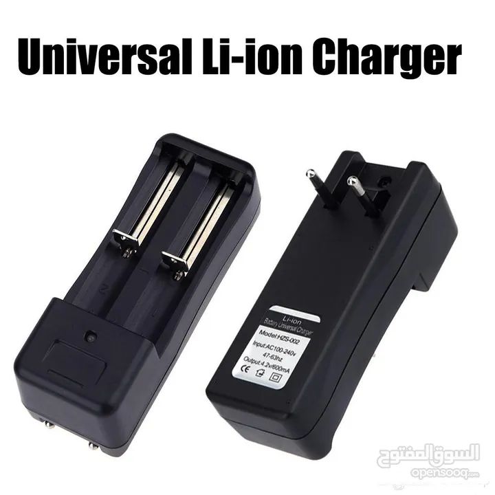 شاحن بطاريات ثنائي 3.7V Battery Charger