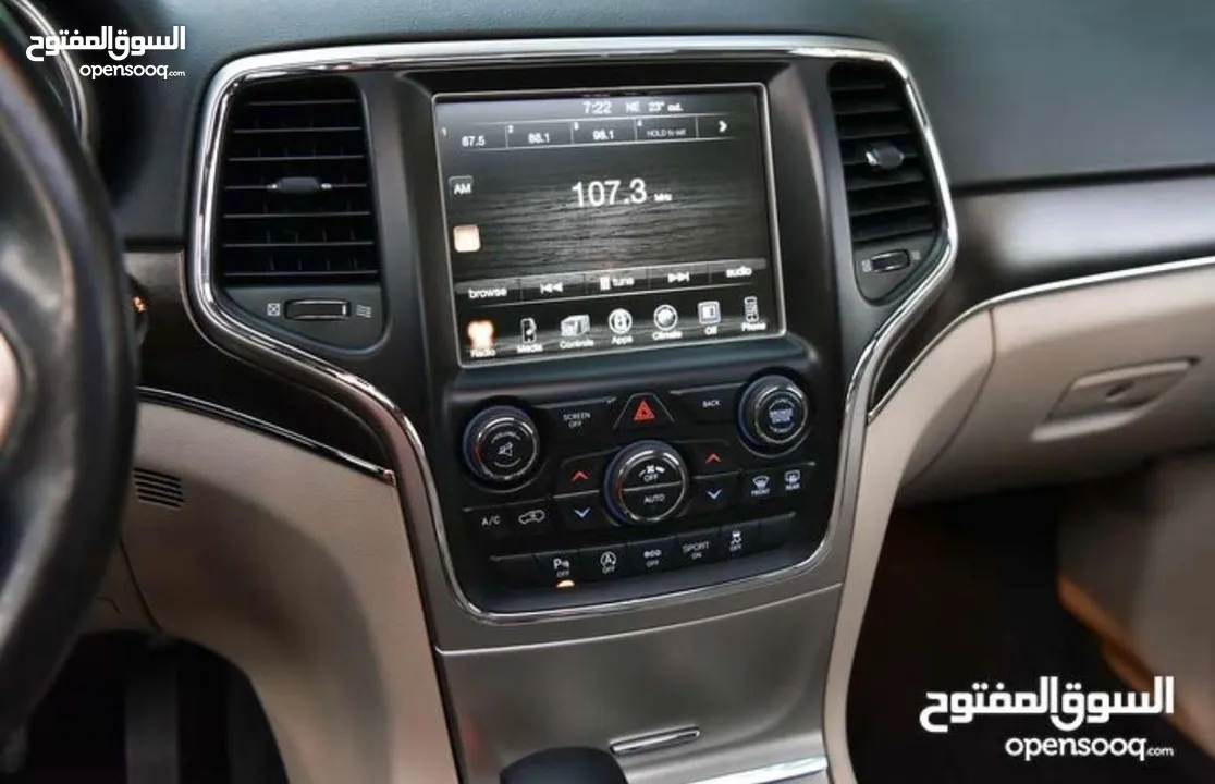 2017 Jeep Grand Cherokee Limited جيب جراند شيروكي ليميتد موديل 2017 فحص كامل 7 جيد بدون ملاحظات