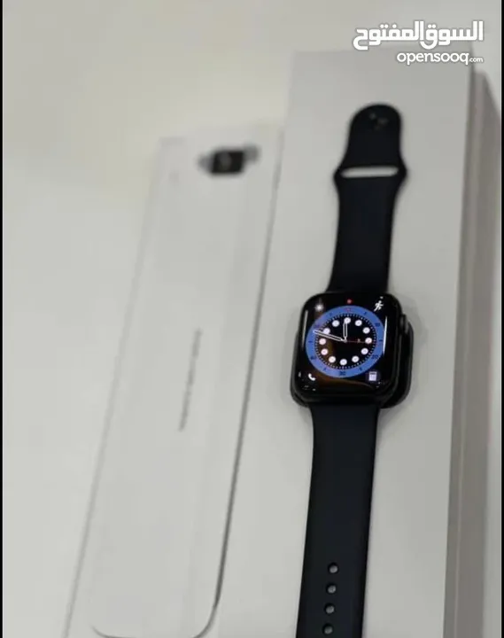 Apple Watch S6, 44 mm ساعه ابل جيل 6 ، بطاريه 100٪؜ بحاله وكاله
