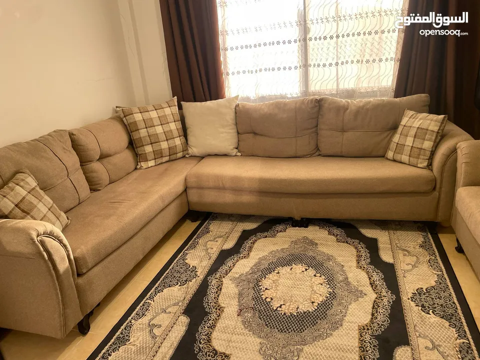 طقم كنب كورنر   + ثنائيه