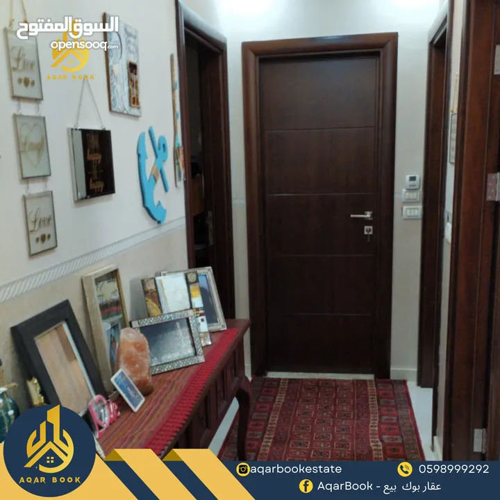 شقة مفروشة مميزة للايجار أرضية مع مدخل خاص في البيرة