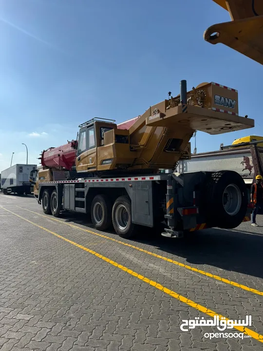 SANY 100 TON BRAND NEW CRANE DUBAI  رافعة ساني 100 طن جديدة