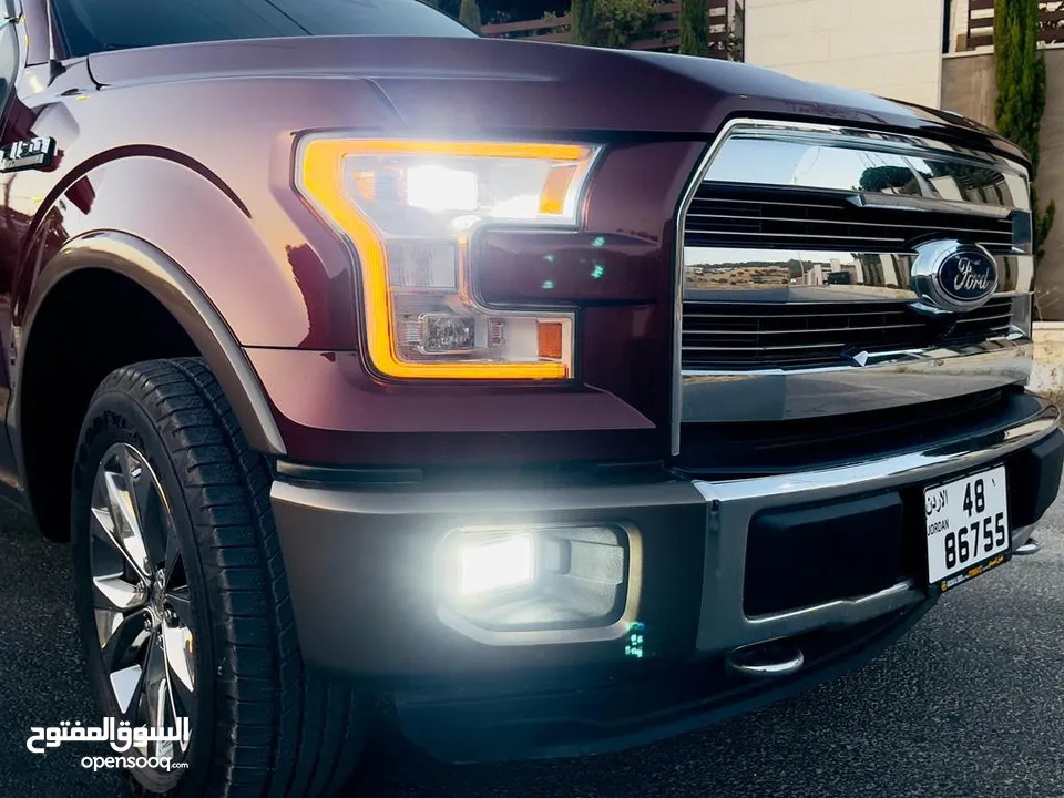 f150 KING RANCH   جديدة بمعنى الكلمة بدون اي حادث