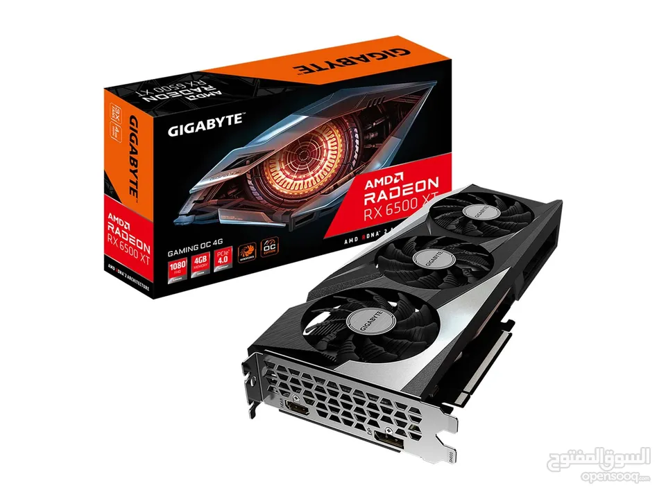 Gigabyte Rx 6500 xt 4gb ocمستعمل