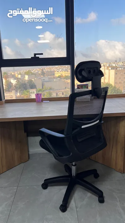كرسي شبك متحرك طبي كرسي موظف كرسي ظهر متحرك وايدي متحركة دعم اسفل الظهر باقل سعر Office Chair