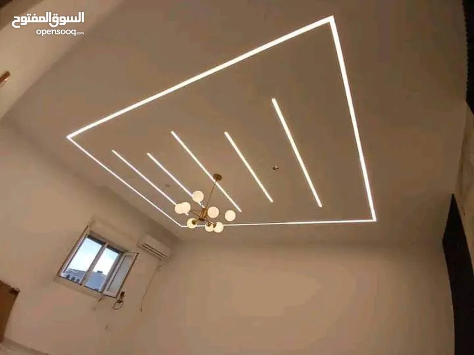 جبسون بورد الاسقف بأنواعه الابيض والأخضر والزهري والحديد بسماكه مختلف ومتنوع من زوايا وترك والاميجا