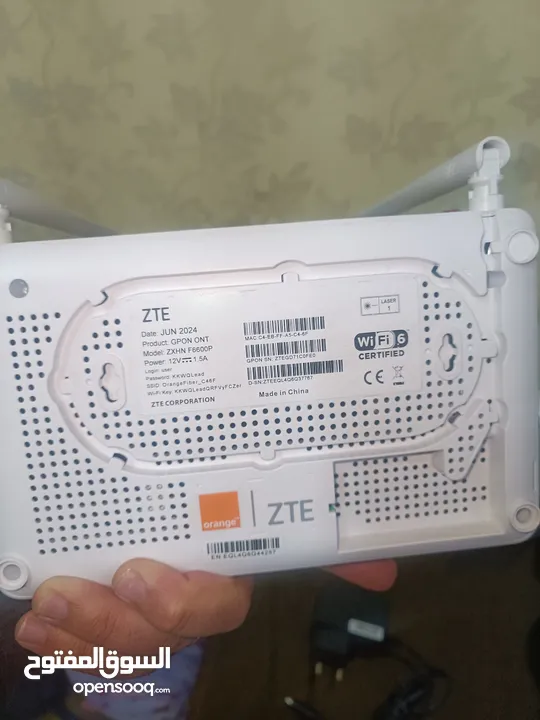 راوتر موسع WiFi 6 ZTE للسرعات العالية مبرمج جاهز