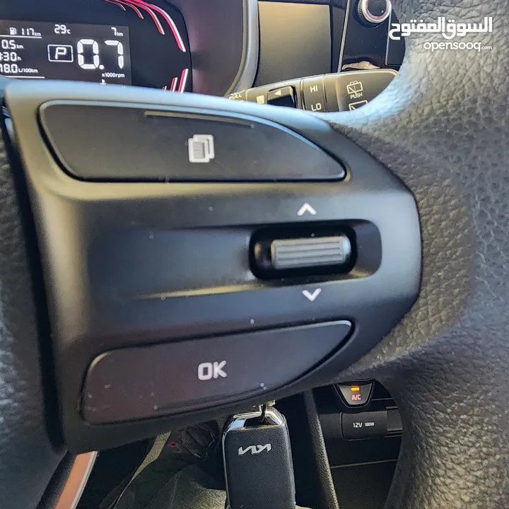 Kia Picanto 2024 الجديده كلياً- كفالة الوكيل الرسمي 5 سنوات وعقد صيانة 30,000 كم زيوت وفلاتر