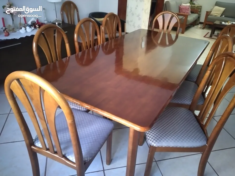 Dinning table and 10 chairs