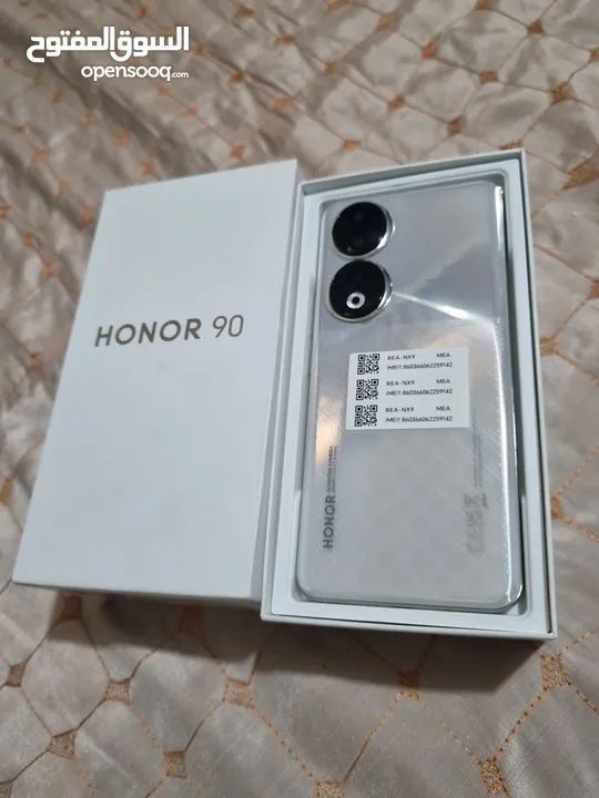 Honer 90 5G رام 12 جيجا 512 اغرضة والكرتونة الأصلية