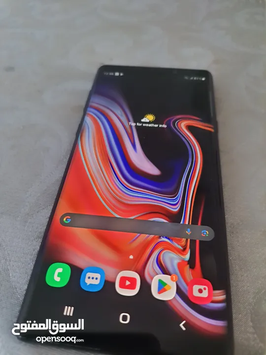 samsung note 9 storage 128gb  ram 6gb