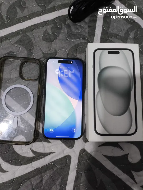 ايفون 15 256 وكالة 91%بطارية