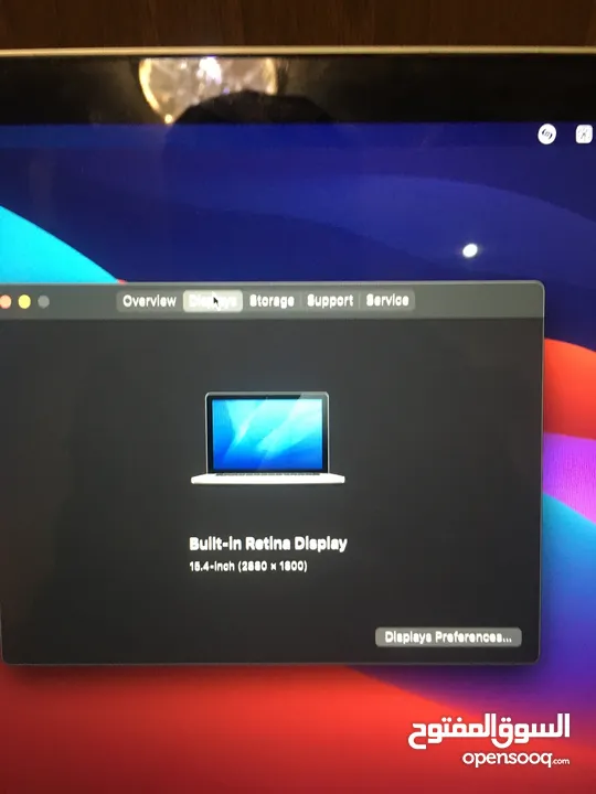 Macbook pro 2014 15inch i7 2.5 ghz اكثييييييير قوي ك معالج و البطاريه بتقعد على الاقل ساعتين