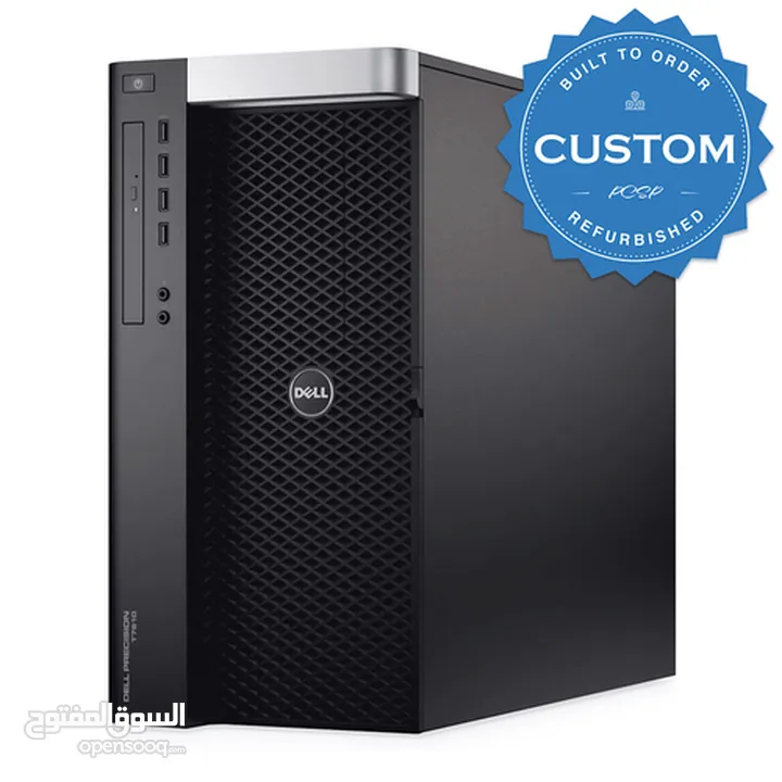 Dell Precision T7810  معالجين Xeon قويين + Quadro P4000  مثالي للتصميم، الرندر، وأصحاب الأعمال