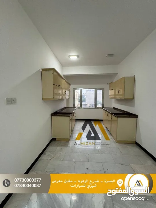 شقق سكنية للايجار البصرة - حي صنعاء موقع مميز 130 متر