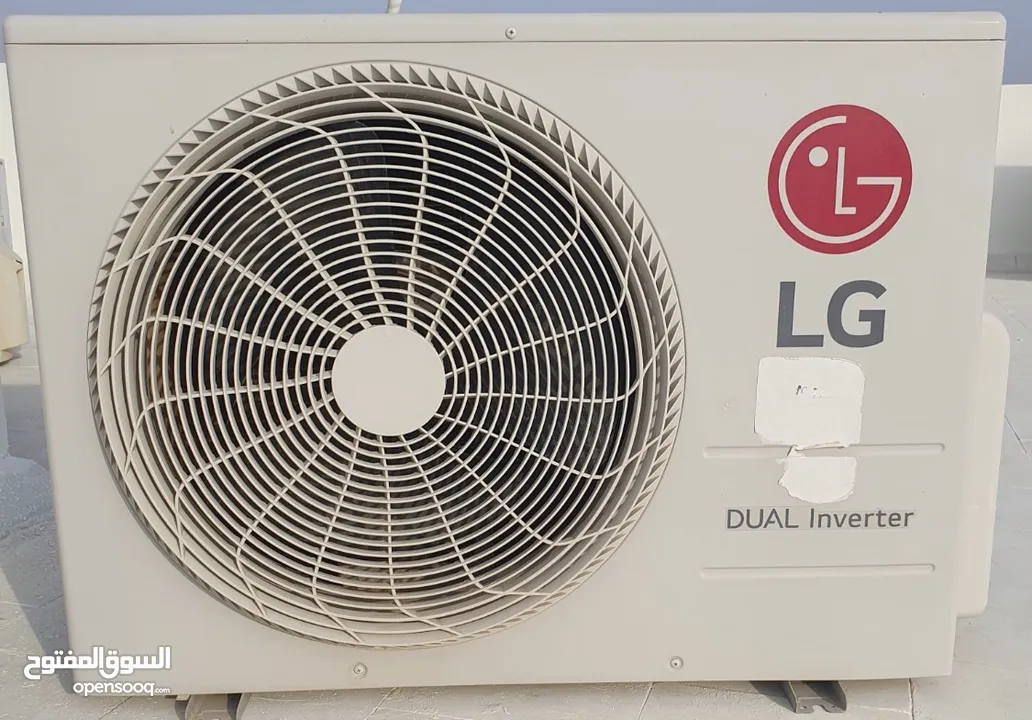 سبليت شبه جديد LG مكيف انفرتر طن و نص