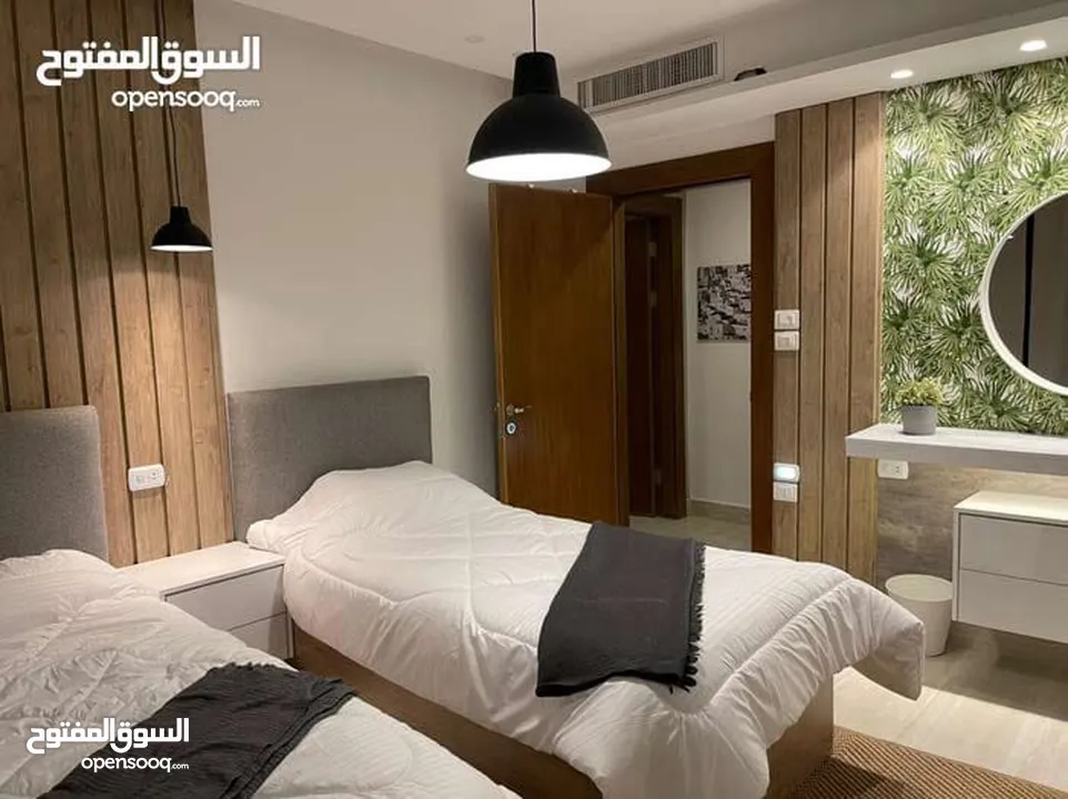 شقة مفروشة بتصميم عصري أرقى مناطق عبدون اعلان رقم (O410)