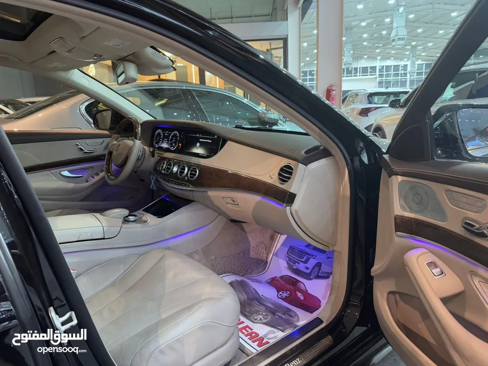 مرسيدس S 550 2014 ماشية 57 الف كيلو فقط كلين تايتل