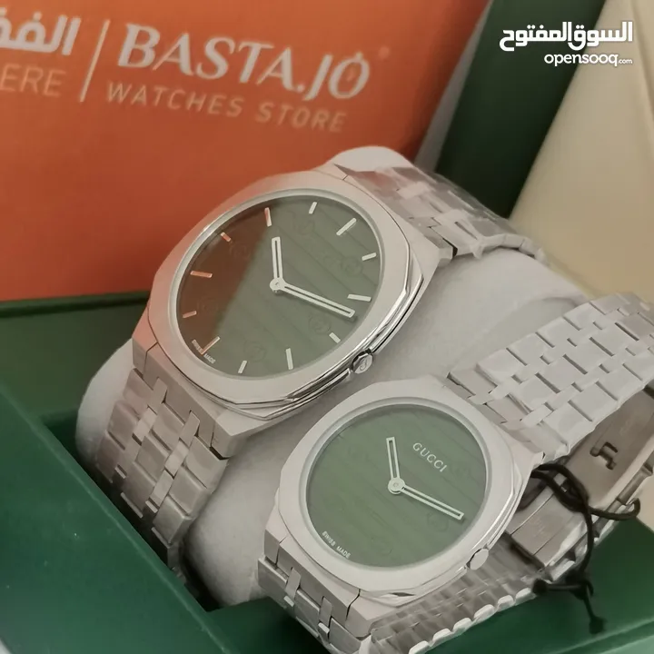 الساعة التريند جوتشي ... الرفيعة ... بسمك كريدت كارد ..... نسخة عالية الجودة .... ،،A7+  متوفرة الان
