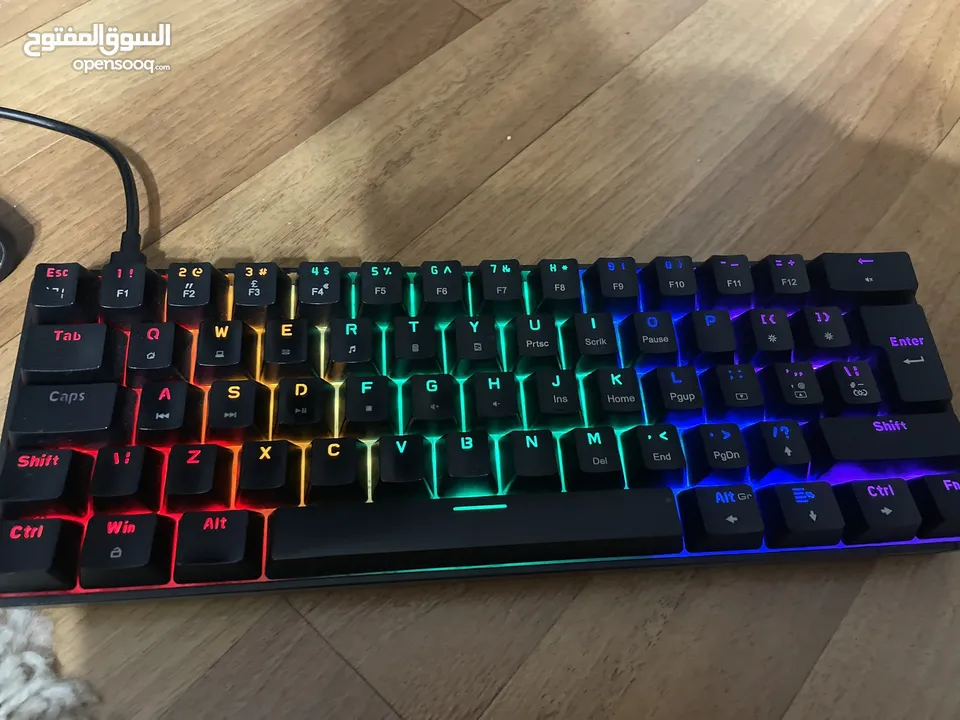 Gaming Keyboard blue switch Ziyoulang T60 للبيع