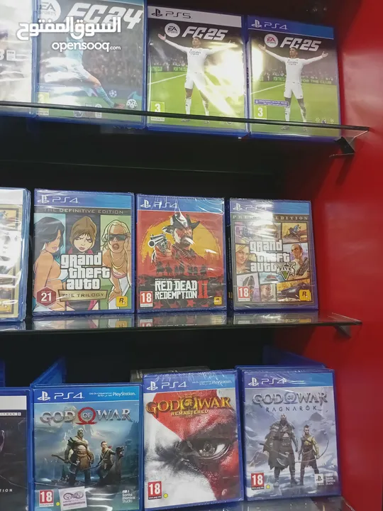 سيديات بلايستيشن فور  و فايف PS4 &PS5 CD.S