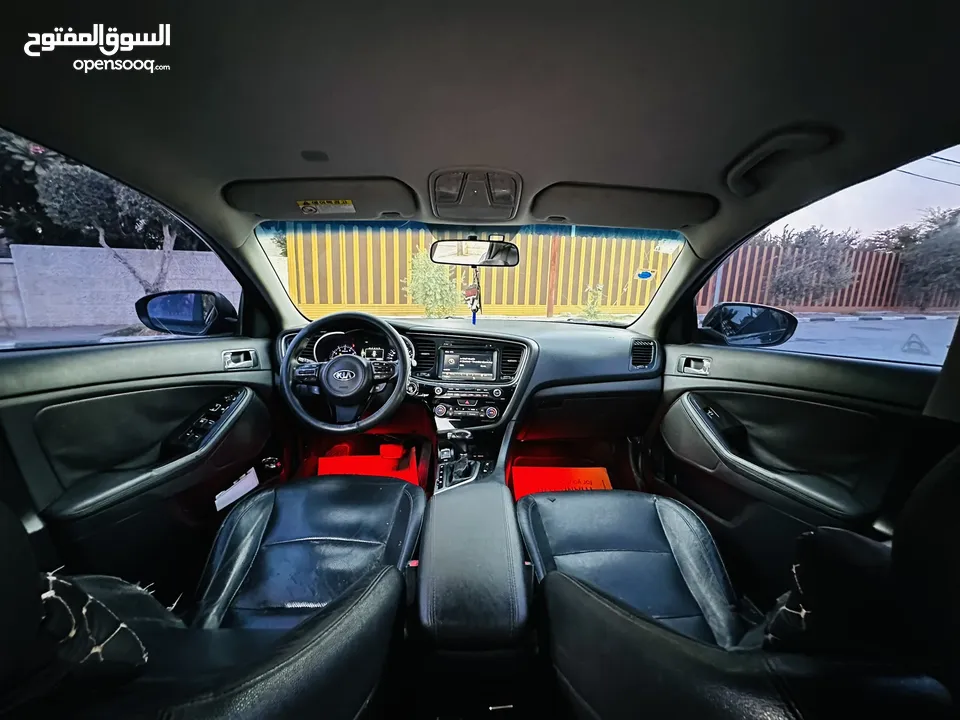 كيا اوبتماااا k5 الفخامة بمعنى الكلمة سيارة تحفة يد ثانية عداد 130 الف بالكراتين الله يبارك لحق حالك