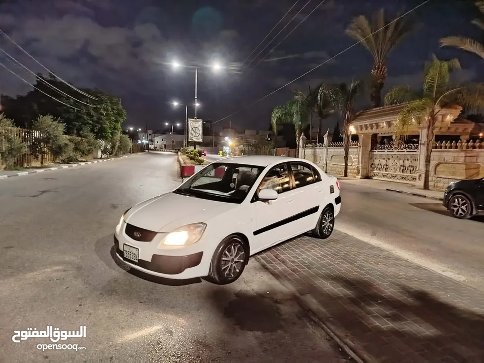 كيا ريو 2009 السياره بالصلاه عالنبي مشدشده دهان جديد بدها افرهول او راس او ماطور فحص نخب كراتين