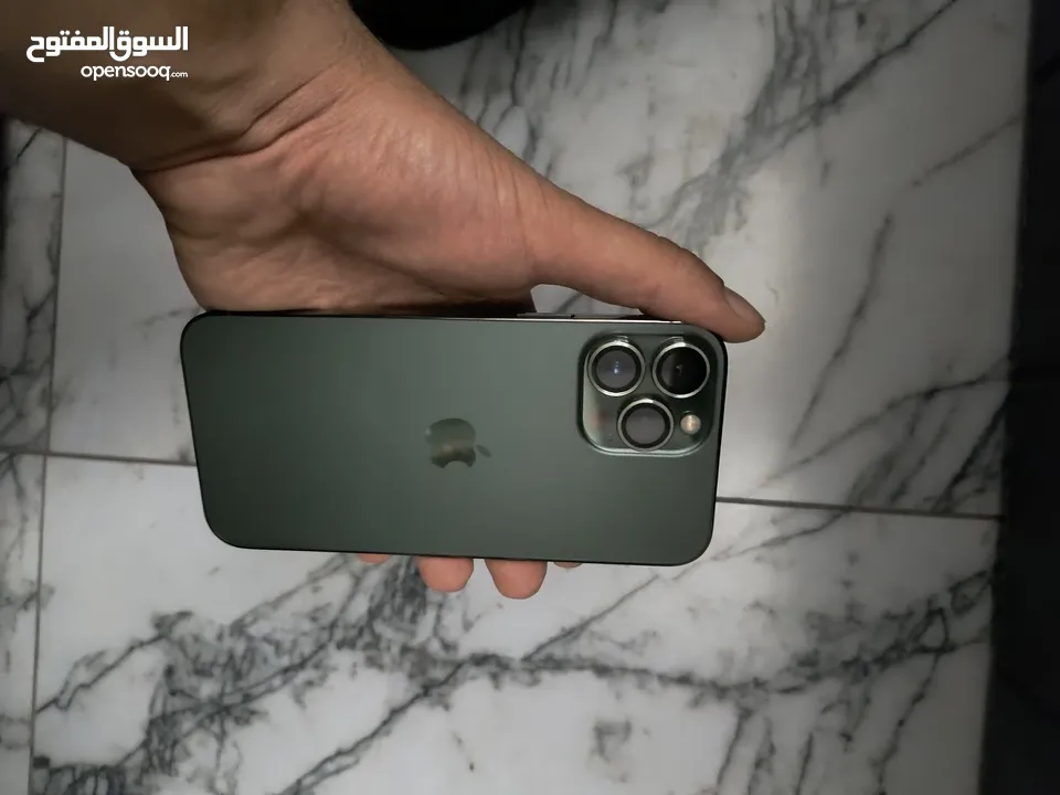 iphone 13 pro max green 256GB Arabic English version