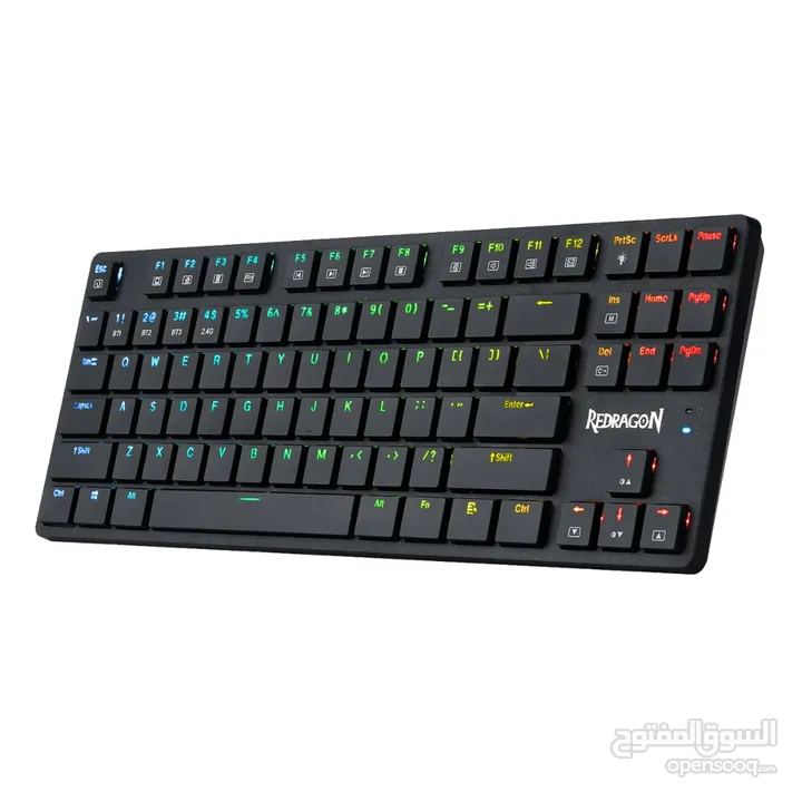 REDRAGON K539 ANUBIS 80% WIRELESS RGB MECHANICAL BROWN SWITCHES