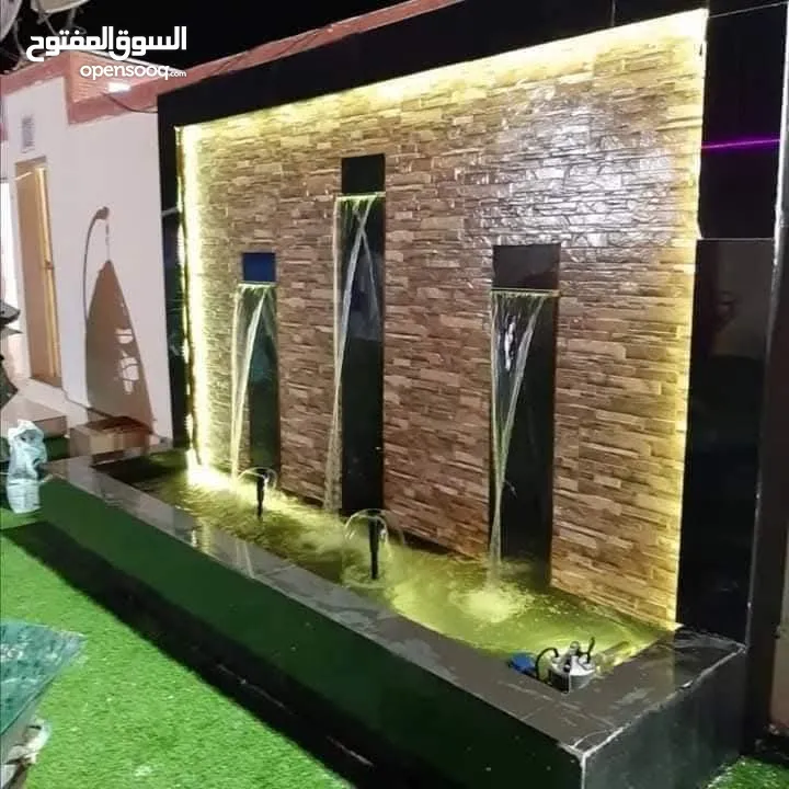 تصميم خارجي شلالات باربكيو