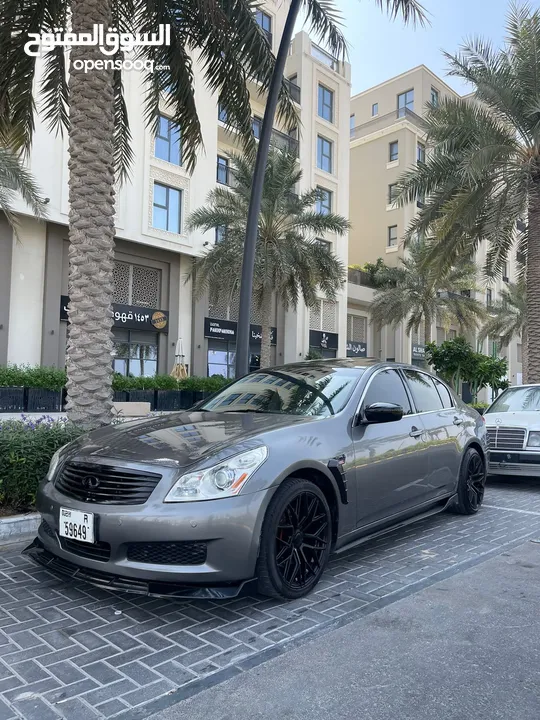 انفنتي G37 S موديل 2013 بحاله ممتازه عليه كت كامل سبورت فيه ملكيه 7 شهور مطلوب15 الف رقم التواصل