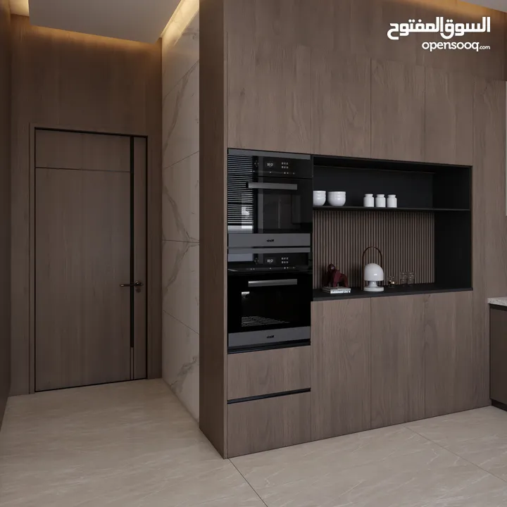 شقة فاخره طابق ارضي مساحة 132 متر+ ترس 100 م  / دير غبار ( اقساط من المالك مباشره )