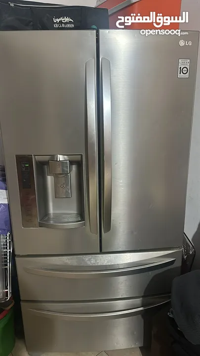 ثلاجة LG وثانية نوع هاير