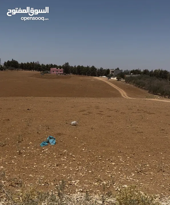 قطعة ارض زراعي وتصلح سكني داخل التنظيم قوشان مستقل مساحه 7557 متر مربع في مأدبا (ذيبان) واجهة 32 متر