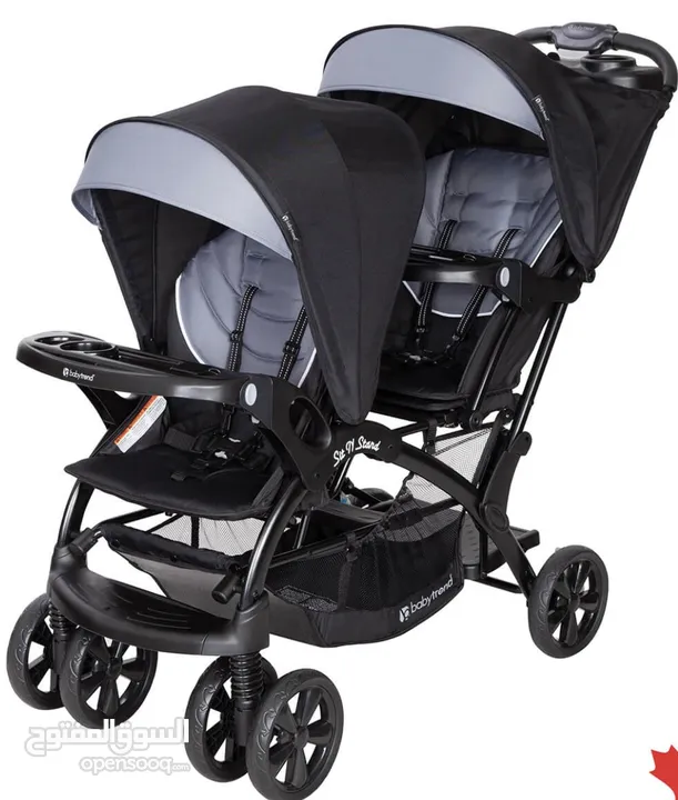 Baby Trend blue Twin Troller