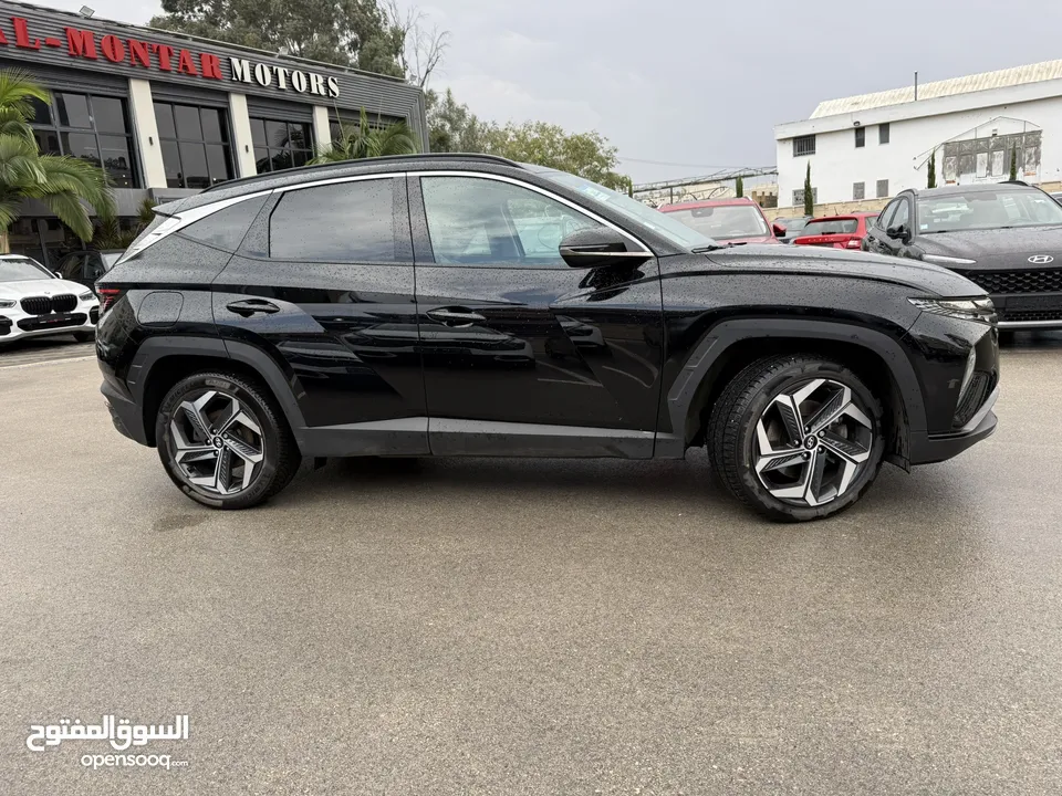 هونداي توسان ترخيص 2022 محرك 1600 هايبرد plug in/يقطع على الشحنه 65 كيلو متر جير أوتوماتيك