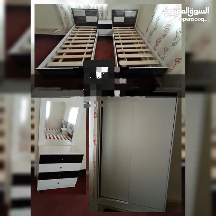 غرف نوم شبابية وبناتية تفصيل للبيع