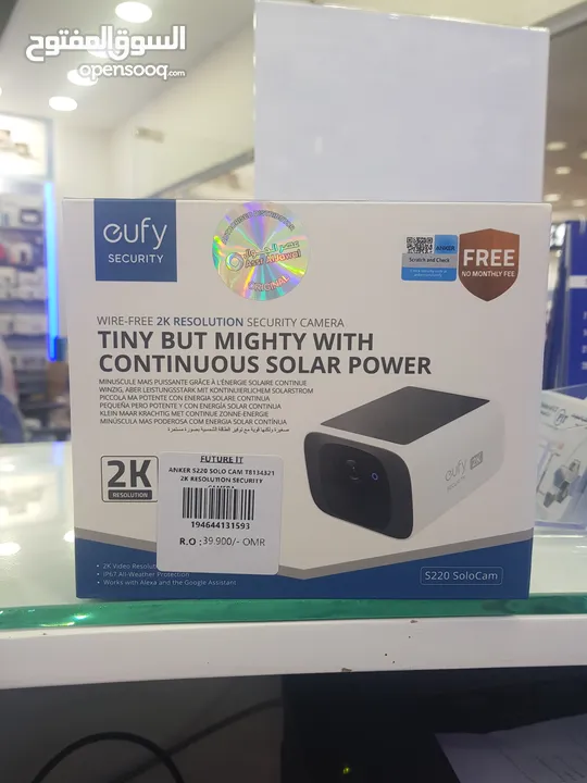 Eufy Security wifi solar power Camera S220 solocam