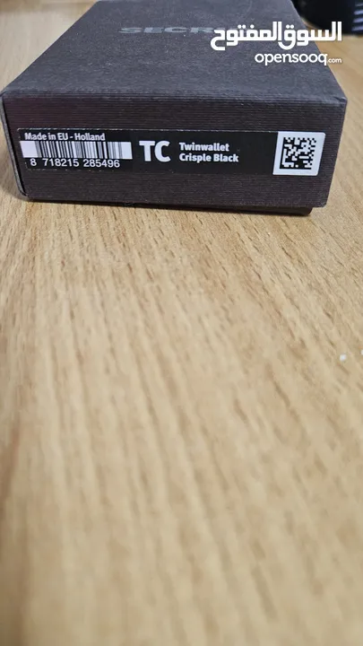 Secrid Miniwallet Crisple Black محفظة