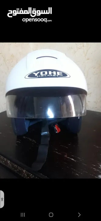 خوذة راس كاملة مسكره 
لون اسود