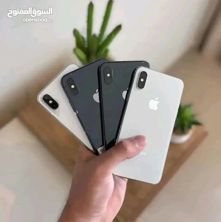 متوفر ايفونات X الاصلي جيجا 64 و 256 مشكل هدية كفر ولزقة وشاحن الاصلي متوفر توصيل