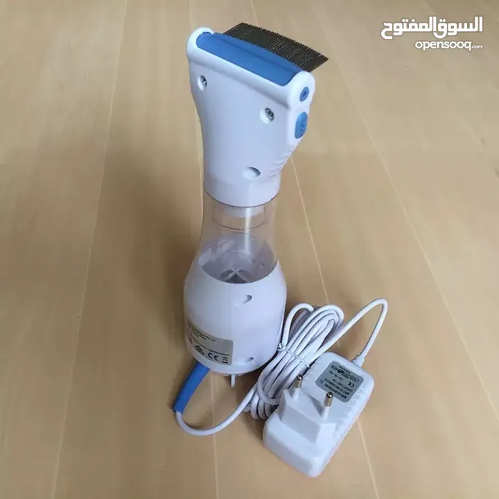 جهاز تنظيف الرأس من القمل و البيوض و الحشرات مشط قمل الكهربائي مع فلاتر