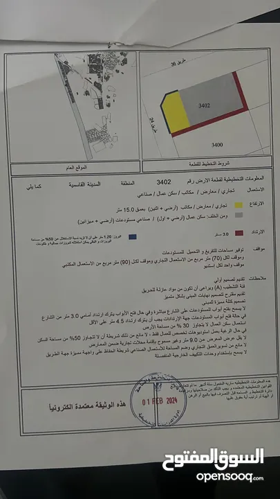 Freehold lands for sale in Al qasimia city