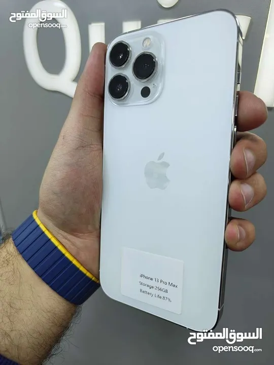 IPHONE 13 PRO MAX ( 256GB ) USED /// ايفون 13 برو ماكس ذاكرة 256 مستعمل وكاله
