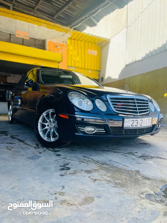 مرسيدس E200 كومبريسور بانوراما فل كامل بحاله الوكاله وارد الوكاله غرغور