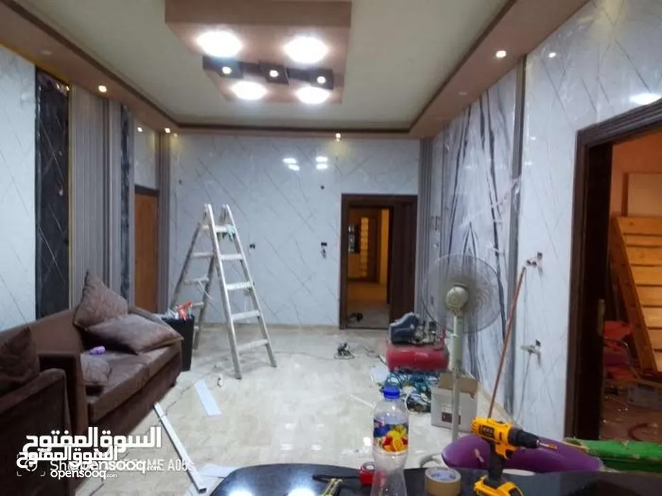 تركيب جميع انواع الديكور الداخلي و الخارجي احدث التصميم للجبسومبورد وبديل الخشب وبديل الحجر وبديل ال