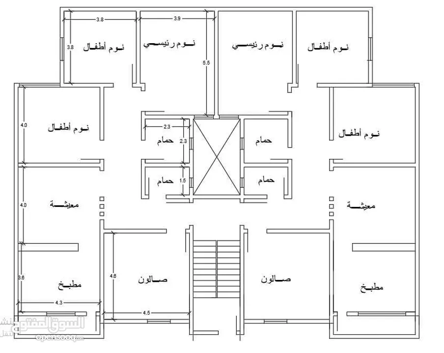 منزل للبيع في طريق المطار الفروسية تحت التشطيب