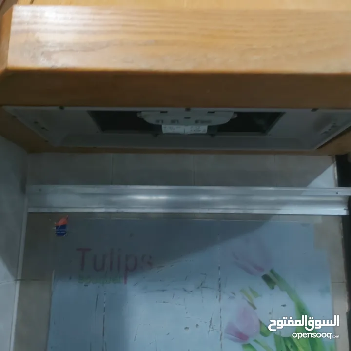 شفاط مطبخ ايطالي مع الغطاء الخشبي